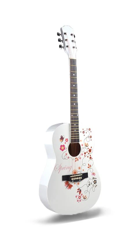 Decal Design 36'' Small Travel Acoustic Guitar For Children Kid