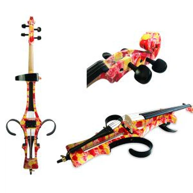4/4 profesionální barevné elektrické violoncello